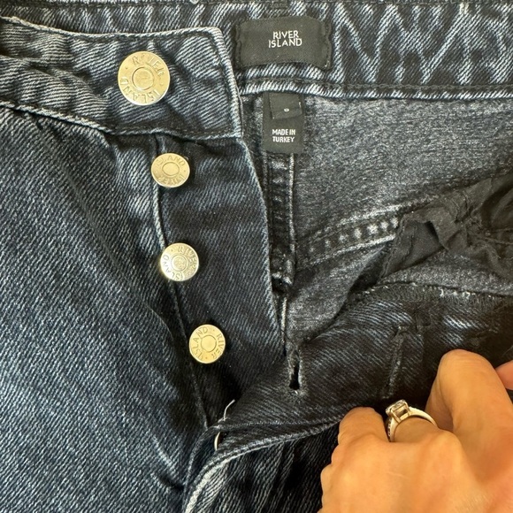 River Island Straight leg jeans US size 4 UK 8 Waist 28 NWT - Picture 7 of 10